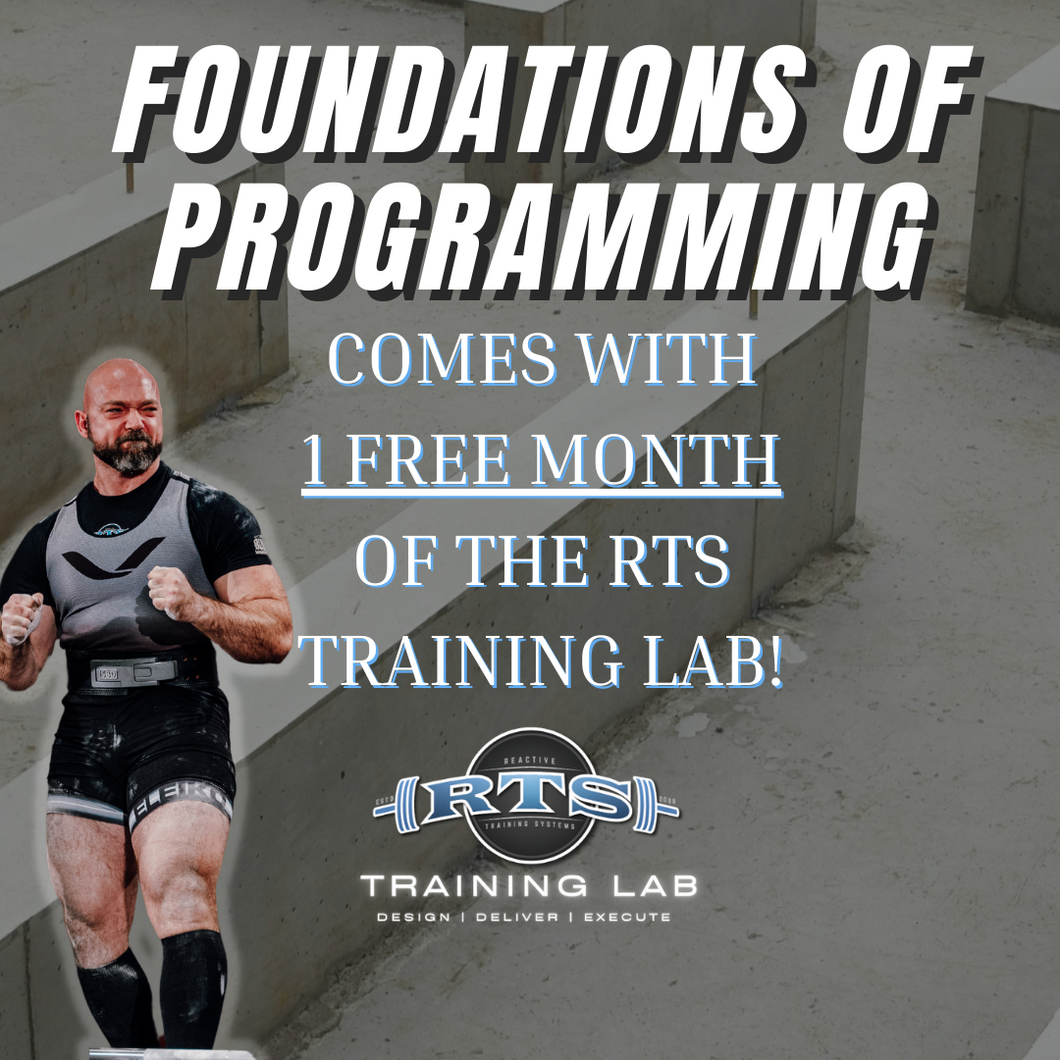 Foundations of Programming + Training Lab