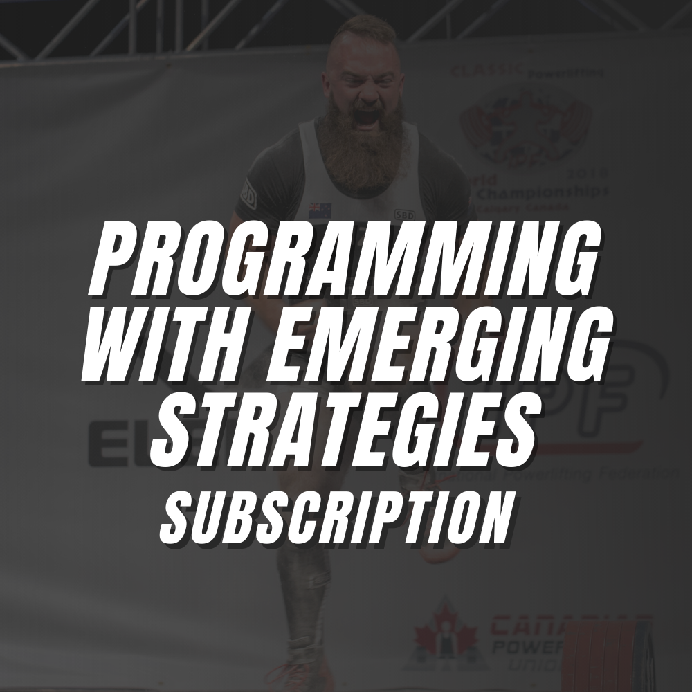 Programming with Emerging Strategies Subscription